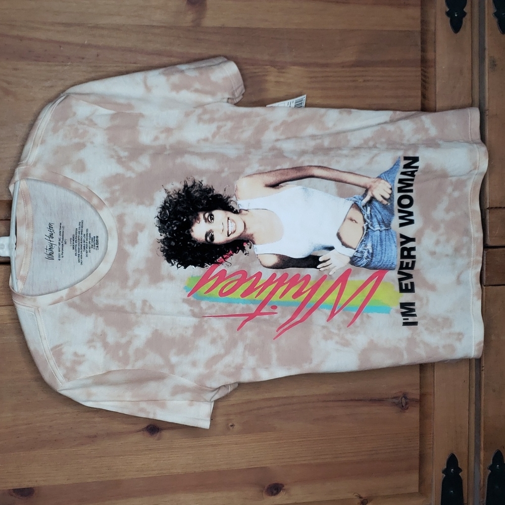 Whitney Houston I'm Every Woman Tie Dye T-Shirt Tee